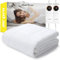 Air Pro Electric Blanket - Fully Fitted Mattress Cover With Elastic Straps - Premium Fleece Easy Fit Heated Blanket - Detachable Dual Controllers & Machine Washable - King - 150x200cm