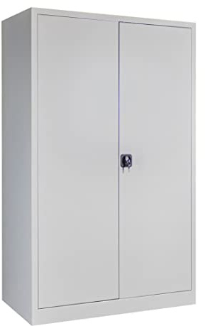 STIER Universalschrank Premium mit 4 verz. Einlegeböden 1950x1200x600mm lichtgrau