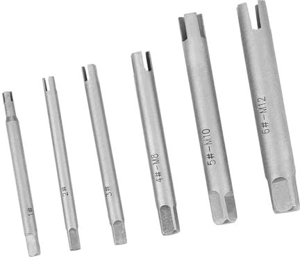 gewindebohrer abgebrochen gewindebohrer entferner- Gewindebohrer-Ausdreher-Set, Stahl-Gewindebohrer-Entferner mit Gebrochenem Kopf, Abisolierter Schraubenentferner, Schraubenbohrer-Ausdreher-Entf