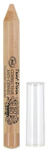 LÉA NATURE SO BiO étic| Correcteur anti-cernes certifié Bio - Teint Divin | Beige doré | Camoufle imperfections & cernes | Huile de Jojoba Bio nourrissante | Vegan | Made in France | Crayon 1,9g