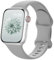 AMSKY Silikon Band Kompatibel mit Apple Watch Armband 40mm 46mm 44mm 45mm 41mm 42mm 38mm 49mm Damen Herren, Sport Gummi Kompatibel mit iWatch Armband Series 10 9 8 7 6 5 4 3 2 1 Se Ultra, Grau