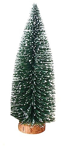 OFFSCH Base Per Albero Natale Slim Mini Decorazione Natalizia Da Tavolo Albero Di Natale in Legno Ornamento Festivo Da 20 Cm Per Decorazioni Da Scrivania