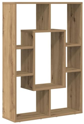 vidaXL Bookcase Artisian Oak 63x20x90 cm Engineered Wood