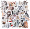 100 PCS Cute Cat Stickers Kitten Stickers Cat for Water Bottles Funny Cats Sticker Kawaii Themed Cats Waterproof Kitten Cute Animal for Journaling Laptops Phone Luggage