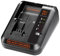 BLACK+DECKER BDC2A-GB 54 V/18 V 2 A Charger - Black/Red
