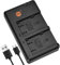 DSTE Batterie USB Chargeur Compatible pour NB-2L,NB-2LH,Optura 400 500 PowerShot S30 S40 S45 S50 S60 S70 S80 VIXIA HF R10 HF R100 HF R11 HG10 HV20 HV30 HV40 ZR100 ZR200 ZR300 ZR400 ZR500 ZR600