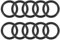 sourcing map 10 Stück O Ring Dichtung 12 mm x 16 mm x 2 mm Metrische Nitrilkautschuk Dichtungsringe Gummidichtungen für Sahnespender Pumpe Schnellkupplung Umfülladapter