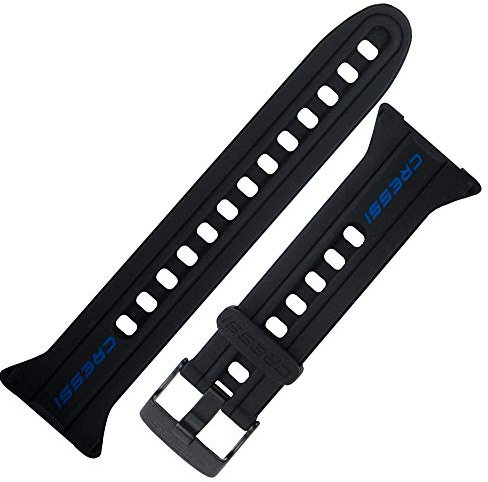Cressi Crg1B Unisex Adult Strap for Goa Dive Computer Wrist Strap - Black/Blue, Uni