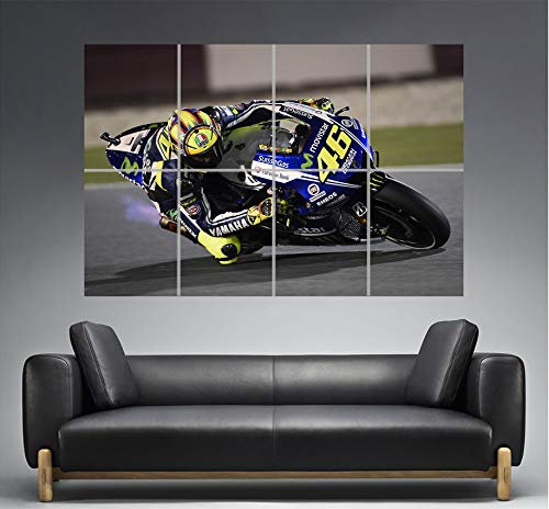 Valentino Rossi Moto GP Rider Wall Art Poster Großformat A0 Large Print 02