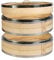 Hcooker 2 Tier Kitchen Bamboo Steamer with Double Stainless Steel Banding for Asian Cooking Buns Dumplings Vegetables Fish Rice