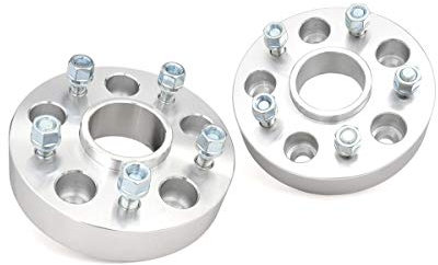 Rough Country 2 Zoll Spurverbreiterung 5 x 5,5 (passend für 2002-2011 RAM Truck 1500 Aluminium Paar 10090