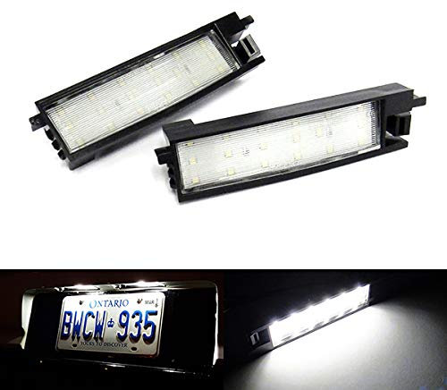 2 x LED Kennzeichenbeleuchtung weiß Canbus für 2012-18 Auris E18 Aygo