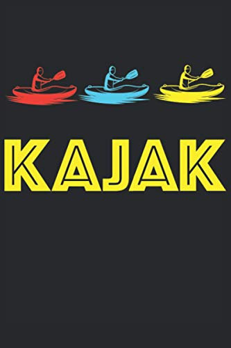 Kajak Wassersport Paddeln Kajakfahren Kajakfahrer Notizbuch