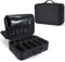 Kosmetiktasche Große Reise Make up Tasche Kulturtasche Kosmetikkoffer Kulturbeutel Schminktasche Beauty Case Reisengepäck,Schwarz