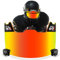 GY Fußball Visier Profi Fußballhelm Visier für Jugend Fußballhelme und Erwachsene Fußballhelm Visiere, inklusive Visierclip (Revo Rot)