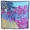 laprée - Seidenschal für Damen, quadratisch, aus hochwertiger Seide, Reproduktion, 90 x 90 cm, Vincent Van Gogh-1 Schwertlilie, 90*90CM