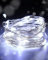 Yizhet LED Lichterkette USB 5m, 50 LEDs, Micro-Draht, Kupfer, Für Schlafzimmer, Party, Garten, Halloween, Hochzeit (Kaltes Weiß)