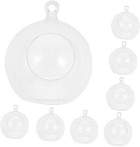 NOLITOY 12st Kugel Zum Aufhängen Aus Acryl Weihnachtskugeln Mit Diamanten Hängende Glaskugeln Durchsichtige Plastikkugeln Acryl-hängekugeln Befüllbare Plastikbälle Acrylkugeln Anlage Vase