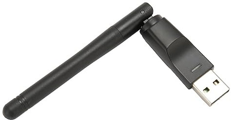 Eulbevoli Adaptateur WiFi USB, Technologie sans Fil 802.11b/g/n, Carte Réseau WiFi, Antenne Intégrée Efficace, en Douceur pour Les Décodeurs IPTV