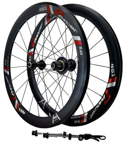 20 Zoll Fahrrad Laufrad Satz 451 Alu Legierung BMX Faltrad Felgen 40MM Vorne 2 Hinten 5 Sealed Bearings Nabe V Bremse 7 8 9 10 11 12 Gang