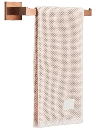 Badezimmer-Roségold-Hardware-Set, Edelstahl-Bademantelhaken, Handtuchhalter, Toilettenpapierhalter, Handtuchring, Badezimmerzubehör, gebürstetes Roségold C, wie abgebildet