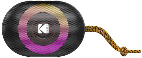 KODAK PWS-2234 Portable Wireless Speaker - Immersive Sound and Long Life Battery Life - Black