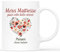 𝗖𝗔𝗗𝗘𝗔𝗨 𝗣𝗟𝗨𝗦 Mug Personnalisé Prénom Et Année Scolaire - Merci Maîtresse Pour Cette Belle Année - Cadeau Fin d'Année Scolaire, Cadeau Rentrée des Classes, Mug Merci Maîtresse, Tasse Maîtresse