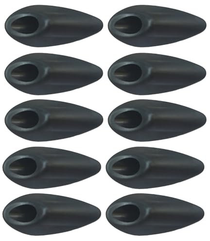 Lot de 10 bouchons de guidage pour dérailleur de vélo - Passe-câbles de serrage - Œillets de serrage pour cadre de câble de frein