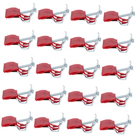 HOMOCONO 20pièces Clips Fixation Évier Cuisine Résistants Plastique Et Acier Pour Installation Robuste