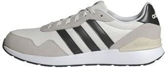 adidas Herren Run 60s 4.0 Shoes, Core White/Core Black/Off White, 45 1/3 EU