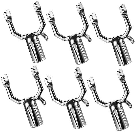 Milisten Garden Tree Support Forks Kit 6pcs Metal Branch Supports Fruit Tree Branch Straps Easy to Install
