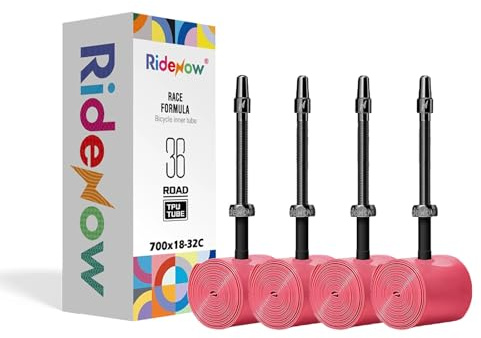 4er-Pack TPU-Fahrradschläuche – 700C x 18–32C mit 45/65/85 mm Metall-Presta-Ventil & herausnehmbarem Ventilkern – Ultraleicht & pannensicher für Rennrad