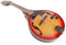 Mumusuki 8 Strings A Style Electric Mandolin Rosewood Fingerboard Sunburst Black Finish with Cable 8 Strings Cleaning Cloth for Beginners