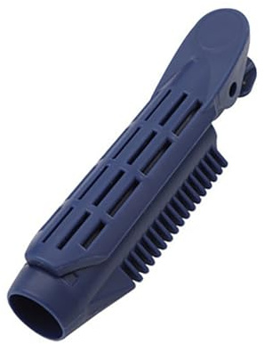 Zymoplas 4 Stück Volumizing Hair Root Clip Portable Plastic Bang Curler Roller Clip Home Styling Clamp Curling für Mädchen, Blau