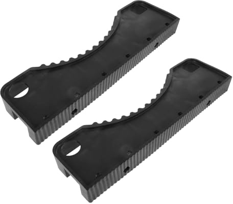 HAMPPLIES 2pcs Telescopic Ladder Stabilizer with Anti-Slip Pads Aluminum Alloy Ladder Accessories for Attic Non-Slip Bottom Cushion Protectors