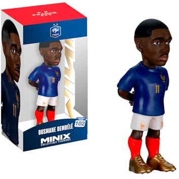 MINIX - Football Stars Mini Format - World Cup - France - Dembélé - Collectible Figure 7 cm