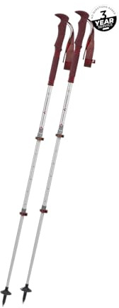 KOMPERDELL Explorer Zero Compact Wanderstock Länge 90-120 cm | effizienter Halt in steilem Gelände, Alu 7075-T6 für hohe Belastbarkeit, Powerlock 3.0 für festen Sitz