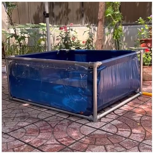 Koi Fish Tank Plegable PVC – Estanque al aire libre para koi, tortugas y peces – Característica de agua portátil duradera para acuario