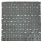 Evideco 7408181 Tapis de Porte de Douche Pliable à lamelles en Bambou antidérapant Gris foncé 45 x 45 cm