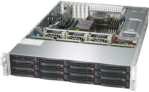 Supermicro 214881 Cs CSE-826BE1C4-R1K23LPB 2U 12x3.5Hs SAS SATA 1200 1000W Braun Box