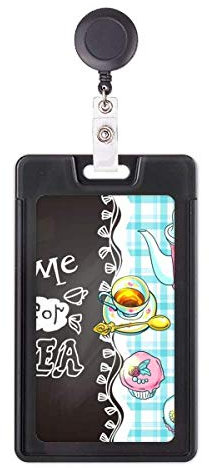Time for tea Cupcake Teaport France Porte-badge rétractable