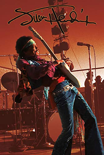 Close Up Jimi Hendrix Poster Live (61cm x 91,5cm)