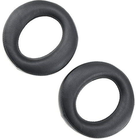 eMagTech 1 Paio Di Cuscinetti Compatibile Con Sony Gold Wireless PS4 Cuffie Versione 2018 Modello CUHYA-0080 Cuffie Cuscinetti Auricolari Di Ricambio Parti Di Riparazione Per Cuffie Nero