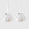 TERF® Single Screw in Pulley 45mm (1.77 inch) White Washing Line Rope and Cord Pulley for Indoor and Outdoor Washing Line Use - Pack of 2