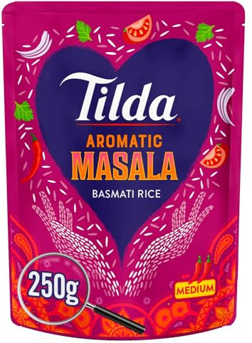Tilda Microwave Masala Basmati Rice 250g