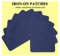 GYGYL 12Pcs 100% Cotton Iron-on Patches, Repair Patches for Clothing, Iron on for Inside Jeans and Clothing Repair (Dark Blue)