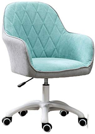 BAUBUY Casual Gaming Chair Piccolo Computer Sedia da Ufficio con Piedi in Nylon Ergonomico Sedia da Tavolo da Corsa per casa e Ufficio Gaming Chair per Adulti (Color : Grey Blue)