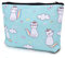 Damen Kosmetiktasche Multifunktionaler Kulturtasche für Reisen Make-up Tasche Cartoon Gedruckt Multifunktion Organizer Pouch Bag Mäppchen Klein Canvas Handbag RainbowCat