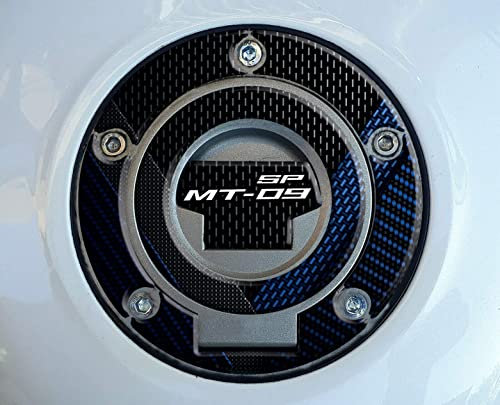 Paraserbatoio.it ADESIVO RESINATO EFFETTO 3D, PER MOTO COMPATIBILE CON YAMAHA MT-09 E MT 09 SP DAL 2021 IN POI (ICON PERFORMANCE, PROTEZIONE TAPPO)