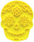 The Cookie Cutter Hub 10 cm Tag der Toten Totenkopf mit einer Blume Ausstecher und passender Prägung für Plätzchen Kekse Ton Backen Dekoration